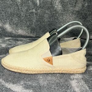 Olukai Womens Espadrilles Kaula Paa Kapa Size 5 Cream Beige  Slip-on